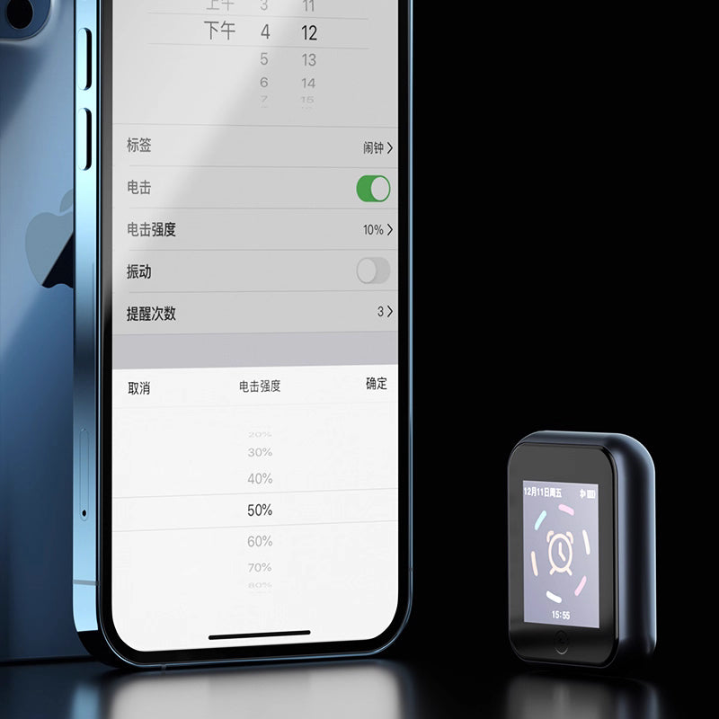 Alarm Clock Intelligent Electric Shock Bracelet Mute