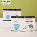 Household Thickened Garbage Bag-Vest-Black-45 * 60cm-150 pcs