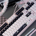 Original-height PBT Keycaps Featuring The Cuaicai Rabbit Design