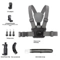 Chest Mount For Dual-camera Action Camera Setup Front And Rear