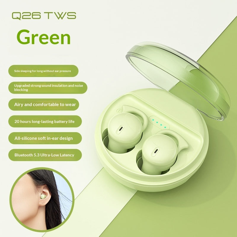 Sleep Bluetooth Earphones With Soft Earplugs For Long-lasting Comfort