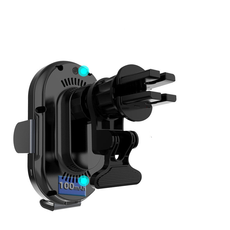 Cargador de coche inalámbrico inteligente de carga rápida con tecnología negra de 15 W