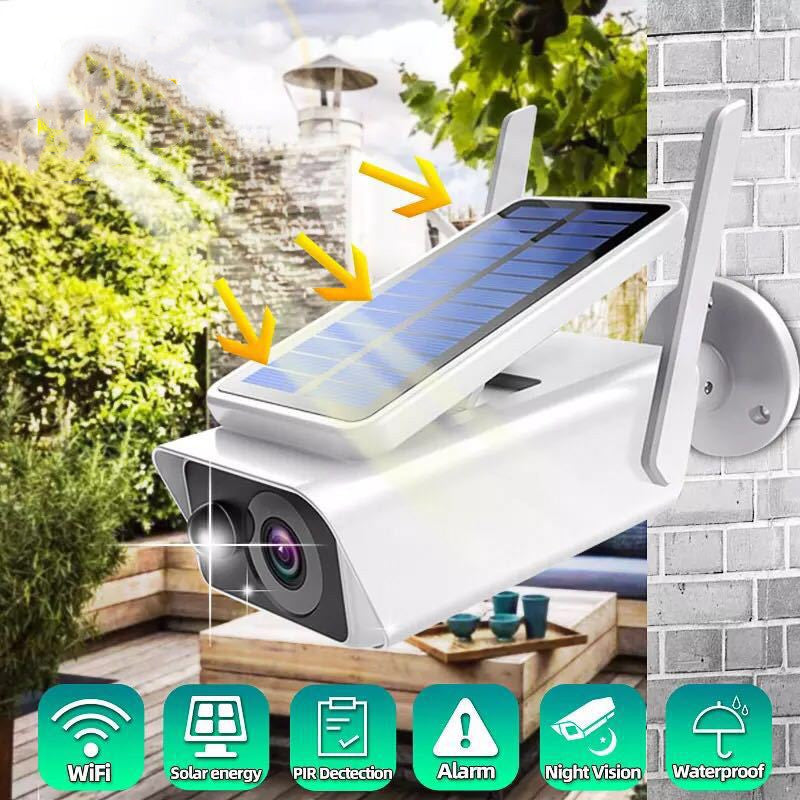 Cámara Inalámbrica con Batería Solar Recargable