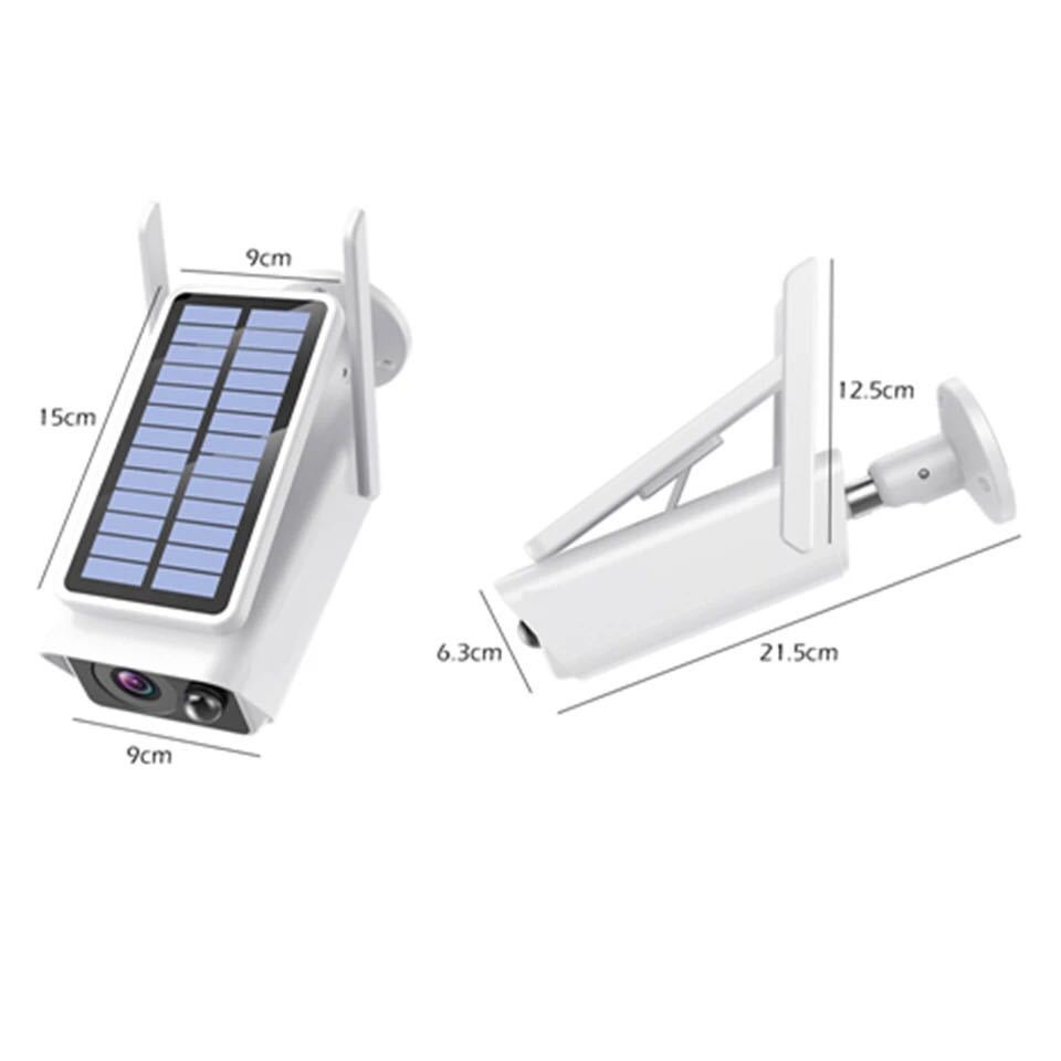 Cámara Inalámbrica con Batería Solar Recargable