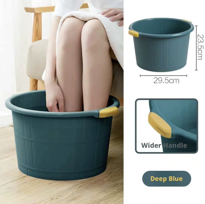 Household foot soaking bucket-pink-41cm-PP-1 piece