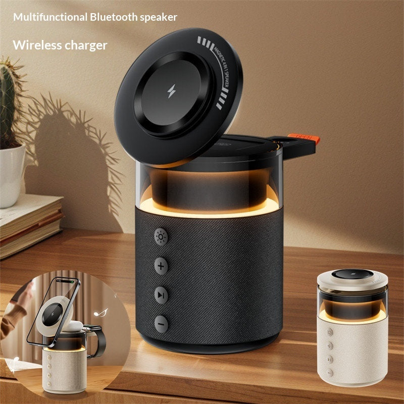 Cargador de teléfono inalámbrico para niños y niñas, altavoz Bluetooth multifuncional como regalo de San Valentín o cumpleaños