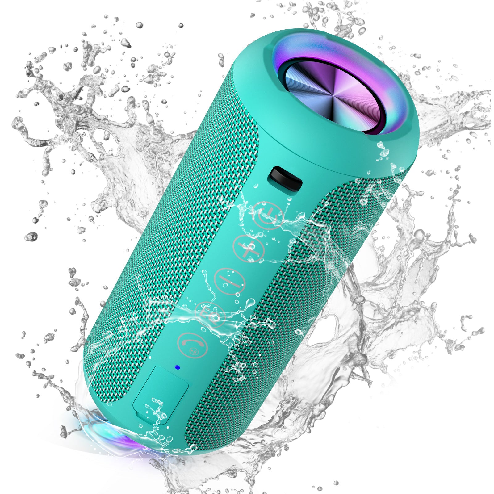 Altavoz inalámbrico Bluetooth Subwoofer portátil con tarjeta integrada Sistema de audio Bluetooth