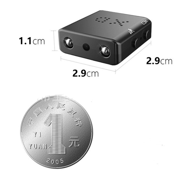 Videocámara Full HD 1080P XD IR-CUT Mini Cámara Pequeña Visión Nocturna Infrarroja Micro Cam Detección de Movimiento Mini Cámara de Video DV