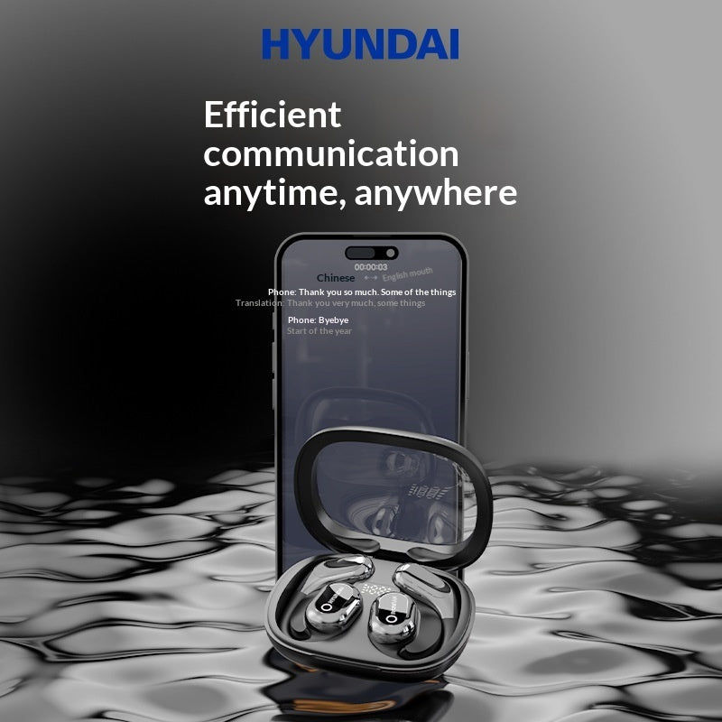 Y16 Auriculares de traducción de voz inteligente Traductor binaural chino-inglés
