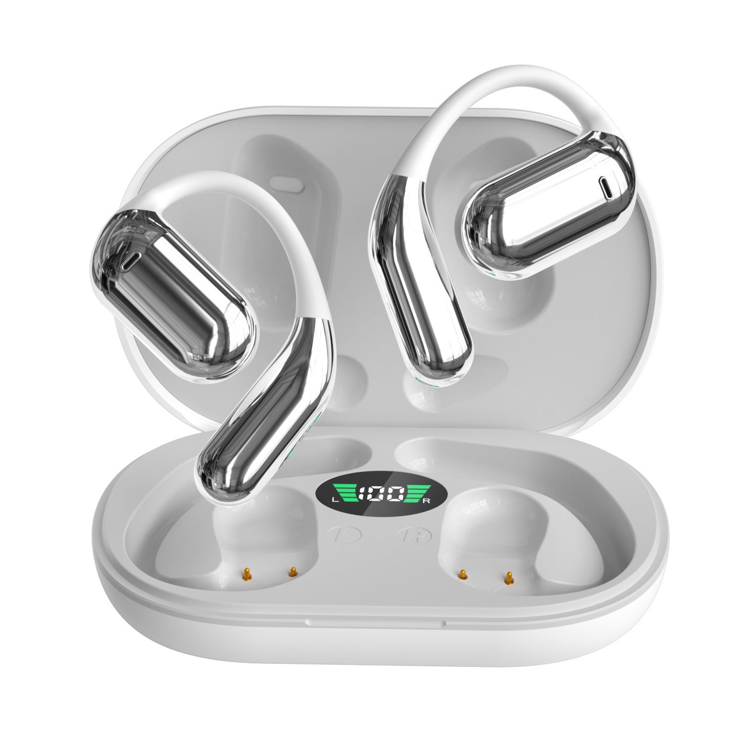In-ear Noise-canceling Sports Ear-hook Bluetooth Earphones