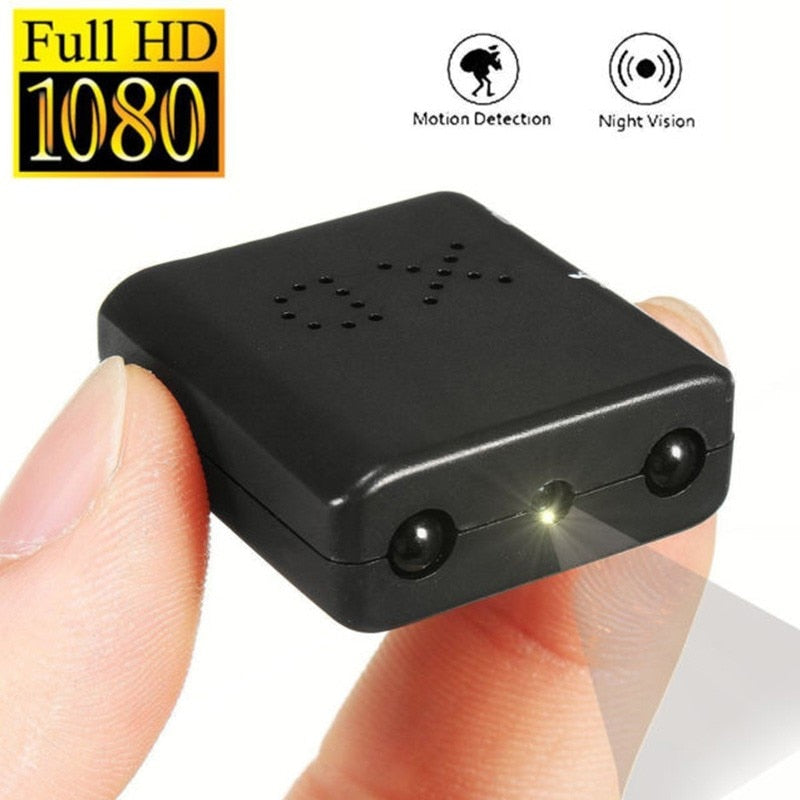 Videocámara Full HD 1080P XD IR-CUT Mini Cámara Pequeña Visión Nocturna Infrarroja Micro Cam Detección de Movimiento Mini Cámara de Video DV