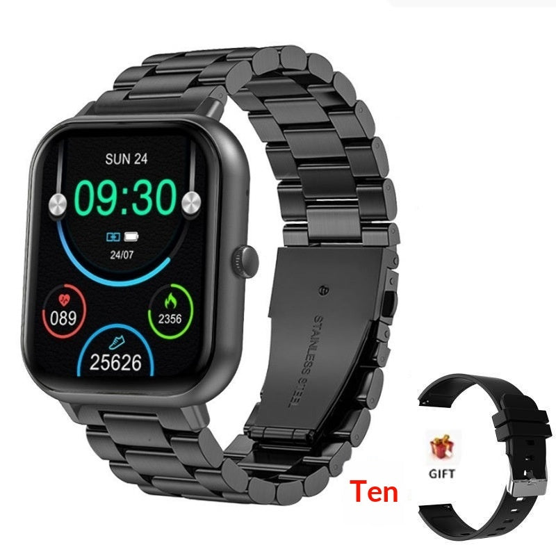 Reloj inteligente ZL54CJ con llamadas Bluetooth y monitoreo de frecuencia cardíaca y presión arterial