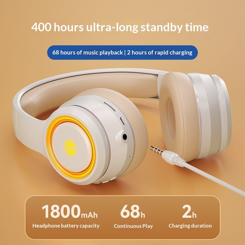 Audífonos inalámbricos Bluetooth supraaurales de moda