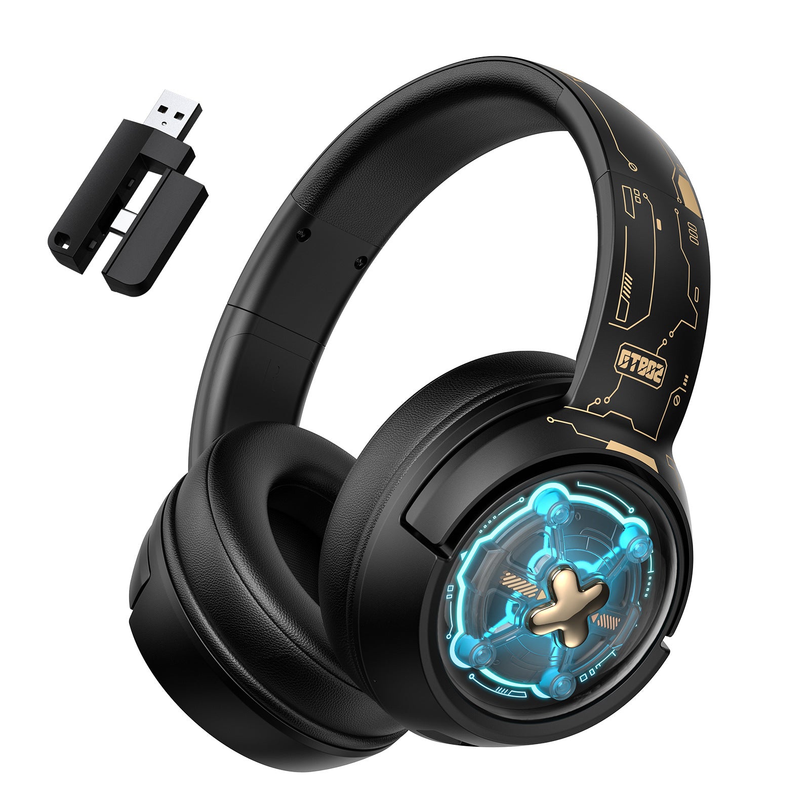 Auriculares inalámbricos para juegos: Auriculares Bluetooth supraaurales