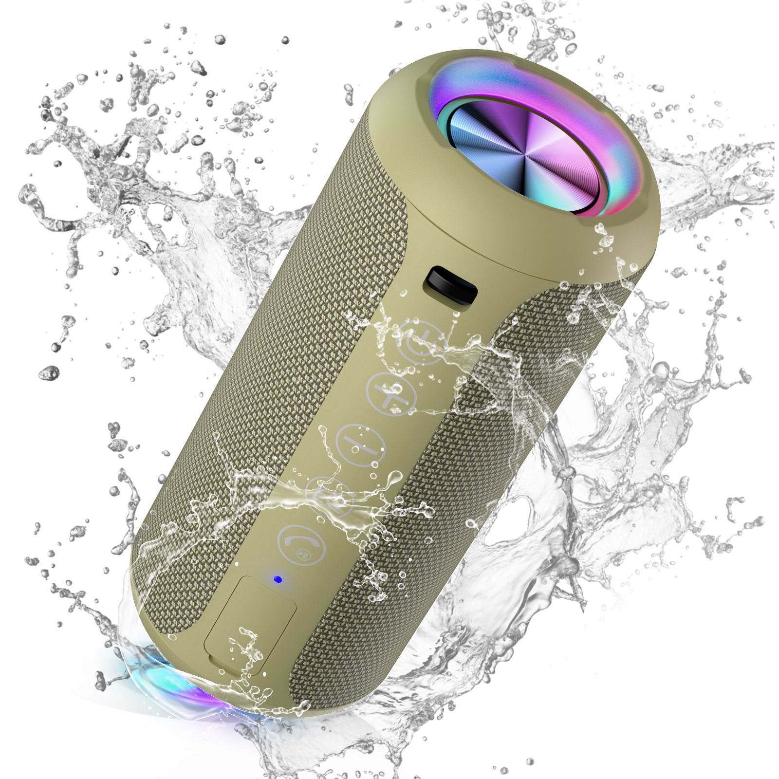 Altavoz inalámbrico Bluetooth Subwoofer portátil con tarjeta integrada Sistema de audio Bluetooth