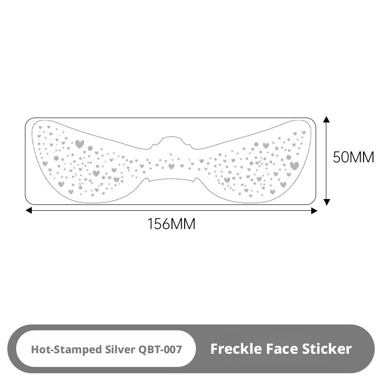 Party tattoo sticker-flower style-hot silver-paper-1 sheet