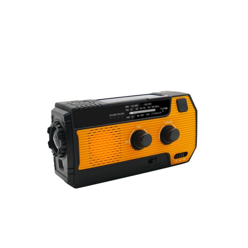 Hand-cranked Multifunctional Emergency Charging Solar Radio Outdoor Disaster Prevention Radio
