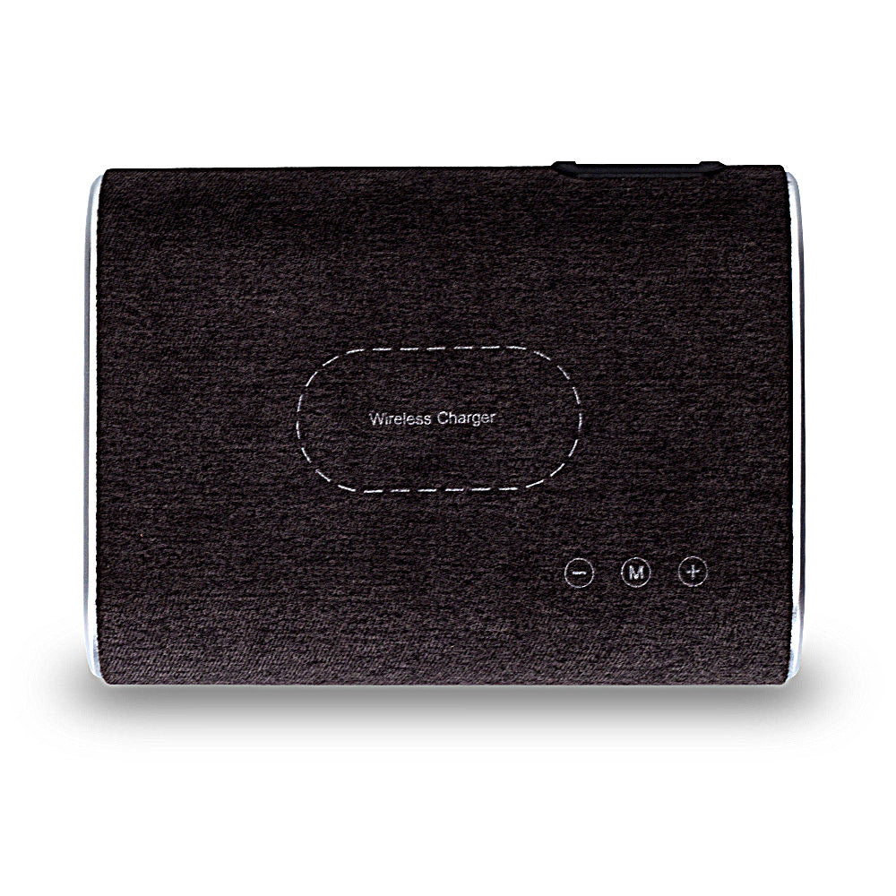 Altavoz con cargador inalámbrico