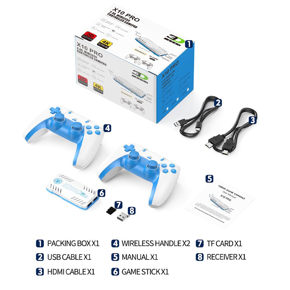 Consola de juegos arcade retro X10 PRO TV para el hogar