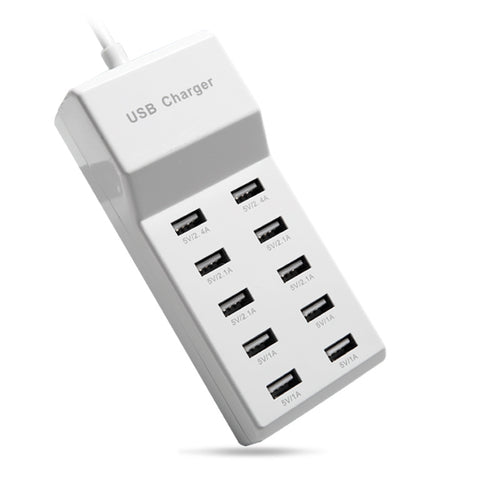 Cargador USB 5V2a, cargador de teléfono móvil multipuerto