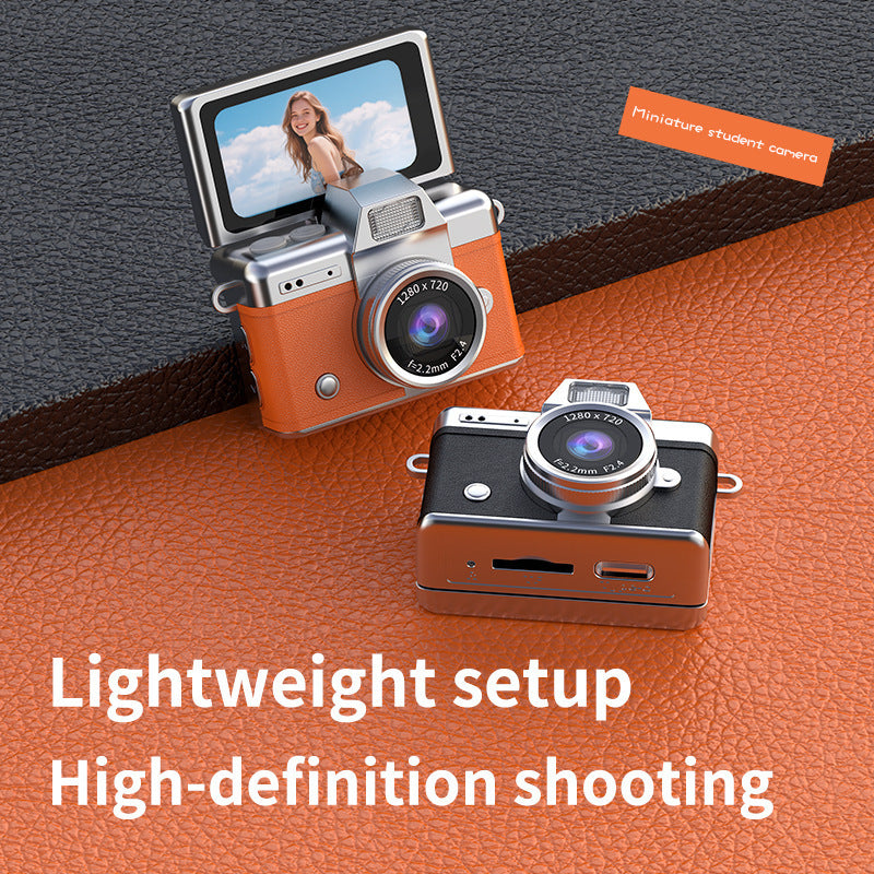 Thumb-flipping Screen Mini Student Party Campus Digital Retro Ccd High-definition Portable Small