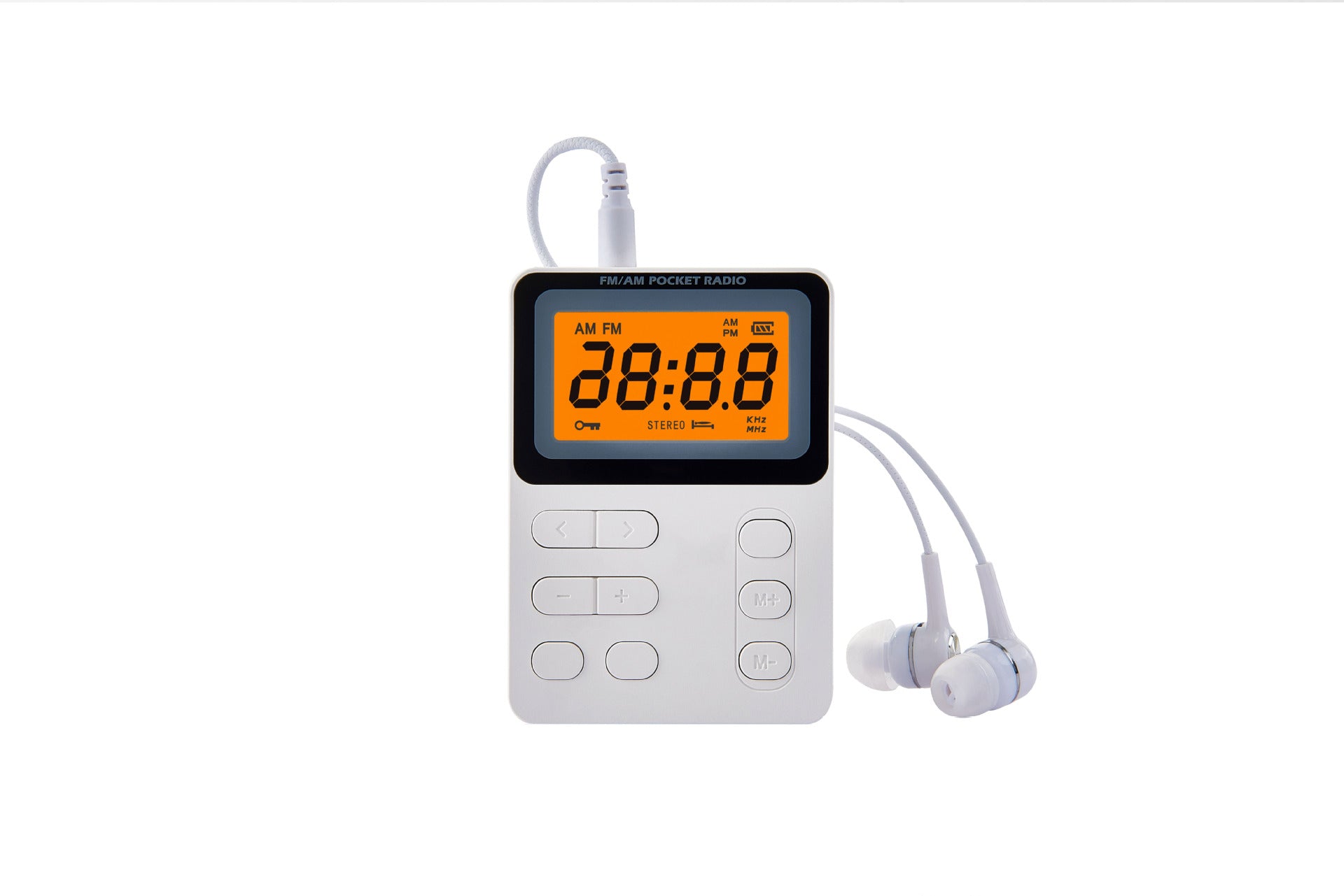 Mini 600mAh Built In AMFMTF Card MP3 Stereo Pocket Radio