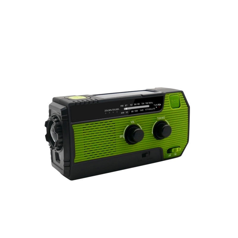 Hand-cranked Multifunctional Emergency Charging Solar Radio Outdoor Disaster Prevention Radio