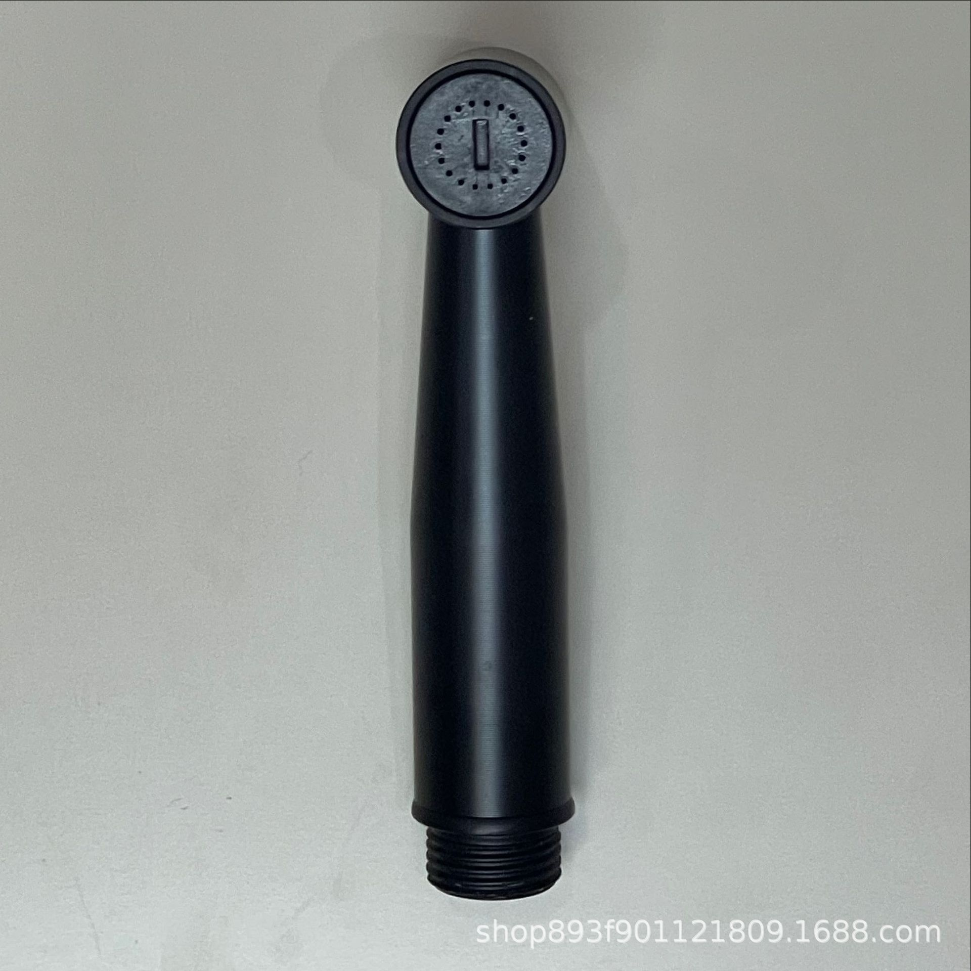Toilet spray gun-hammer shape-square handle-black-aluminum alloy + plastic-1 piece