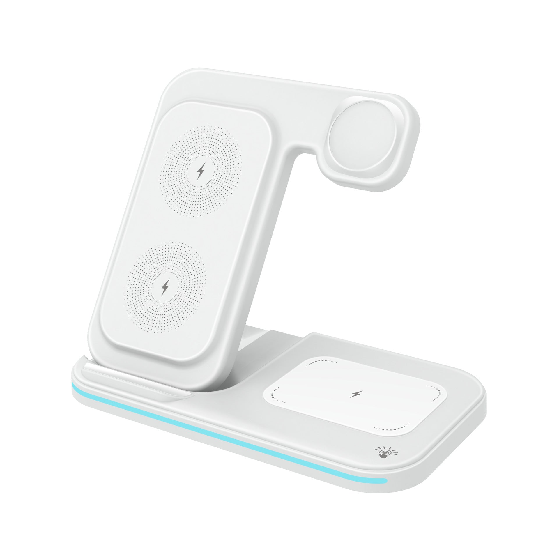 Cargador Rápido Inalámbrico Multifuncional Plegable