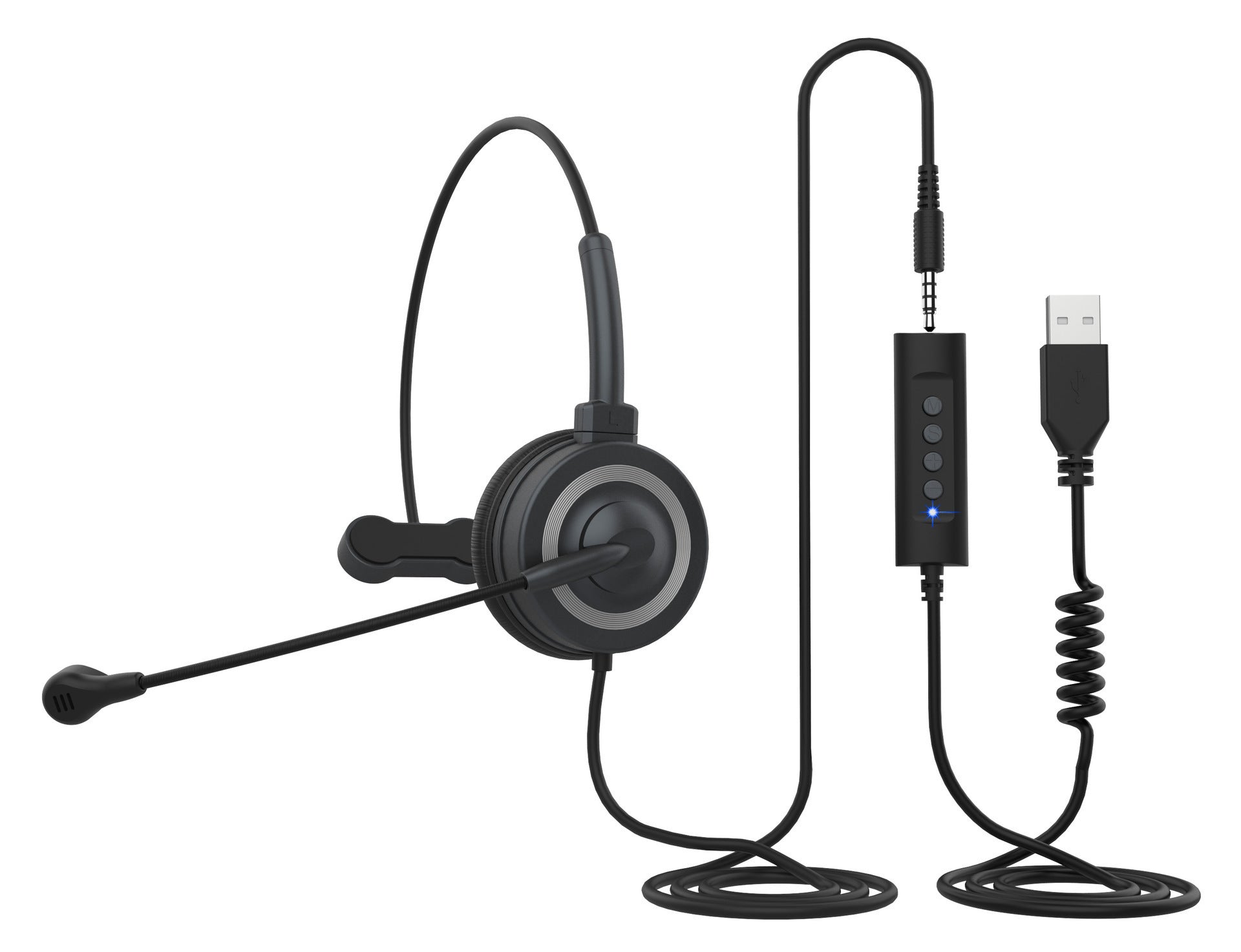 Unilateral Business Telemarketing Customer Service Bluetooth Headset