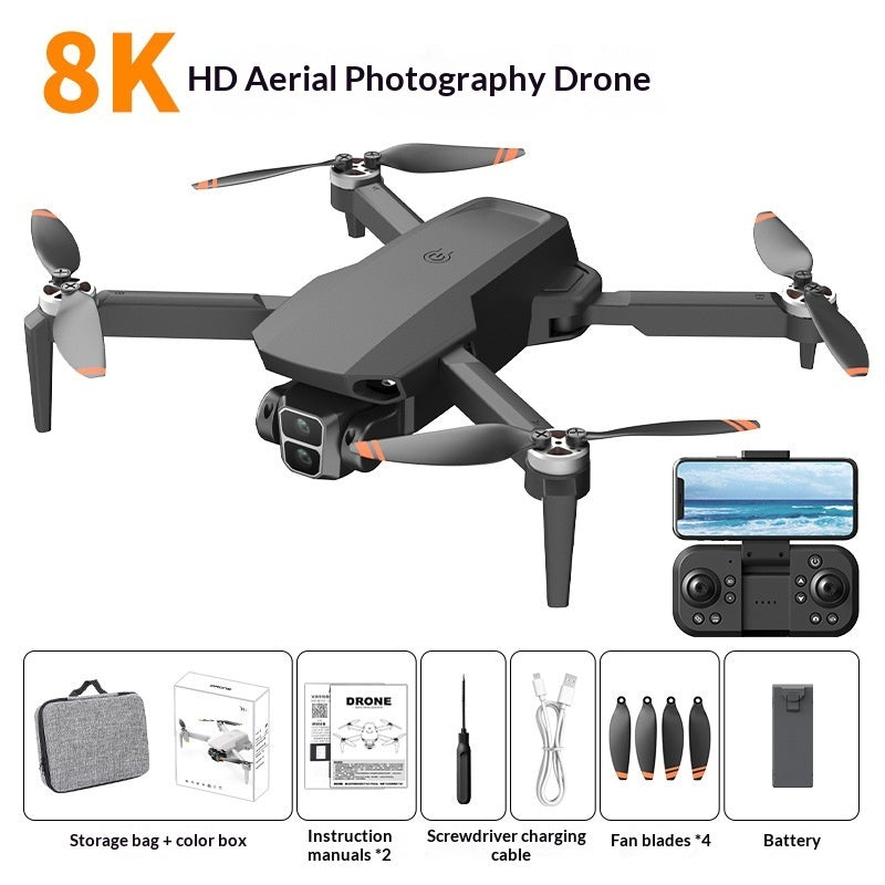 L106 Pro Brushless Motor 8K Aerial Photography Long Endurance Optical Flow Hovering Remote Control Toy Quadcopter