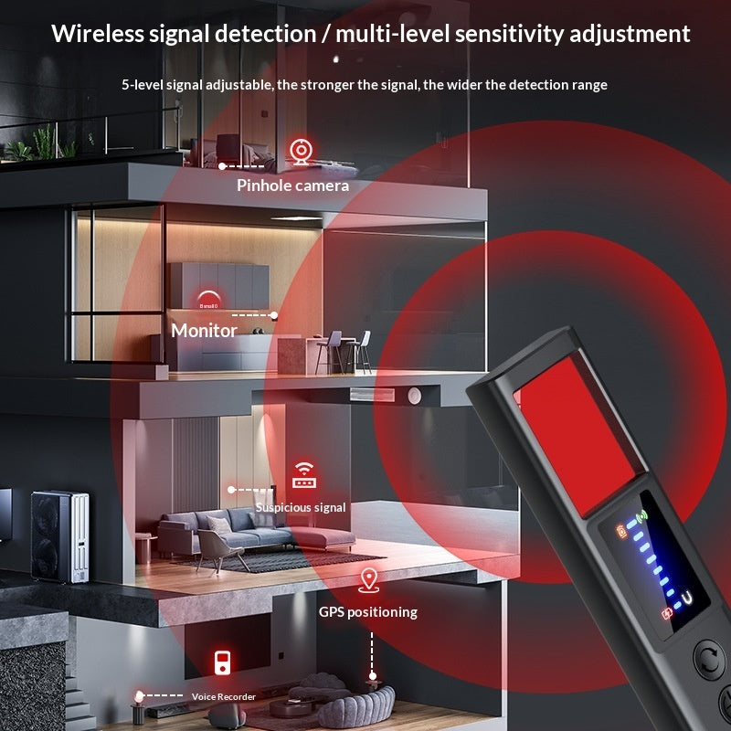 Detector de señal GPS inalámbrica por infrarrojos antiespionaje