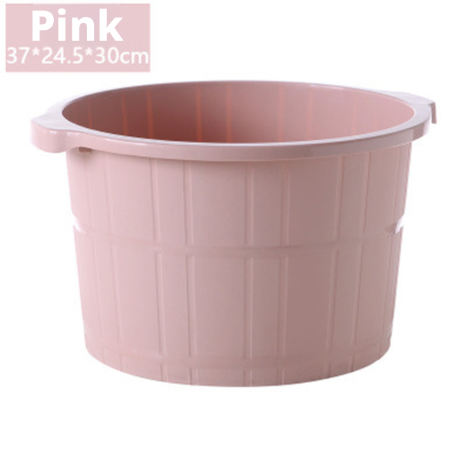 Household foot soaking bucket-pink-41cm-PP-1 piece