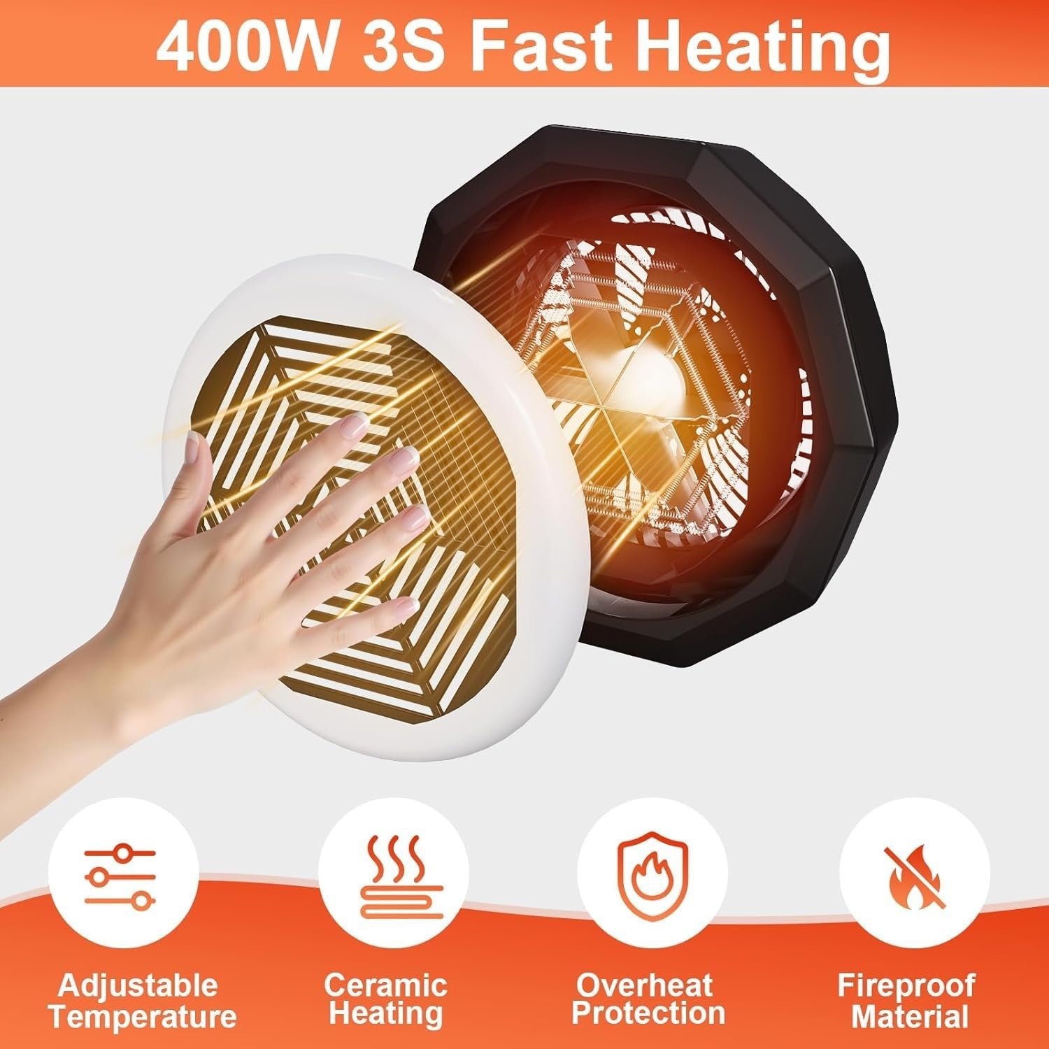 High-Power Warm Light Heating Lamp For Chickens Ducks Geese Cats And Dogs Veterinary Constant-Temperature Heating Lamp