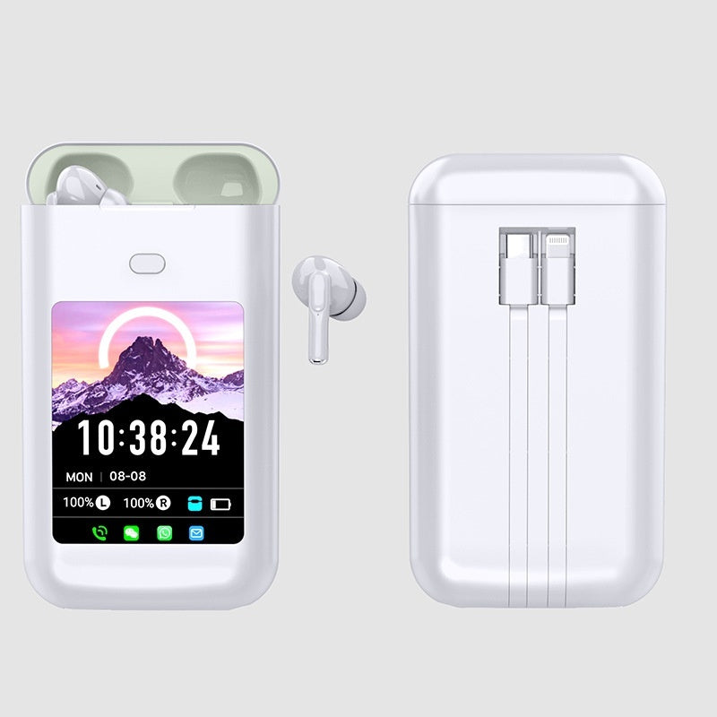 SE-TWO Bluetooth Touch-Control Noise-Canceling Transparency Mode Headphones With Display