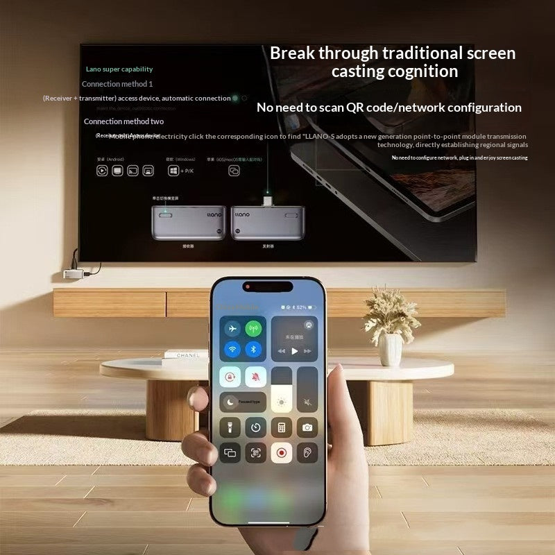 Green Giant Type-C Wireless Mirroring Display HDMI Conference Screen-Mirroring Box For PCs
