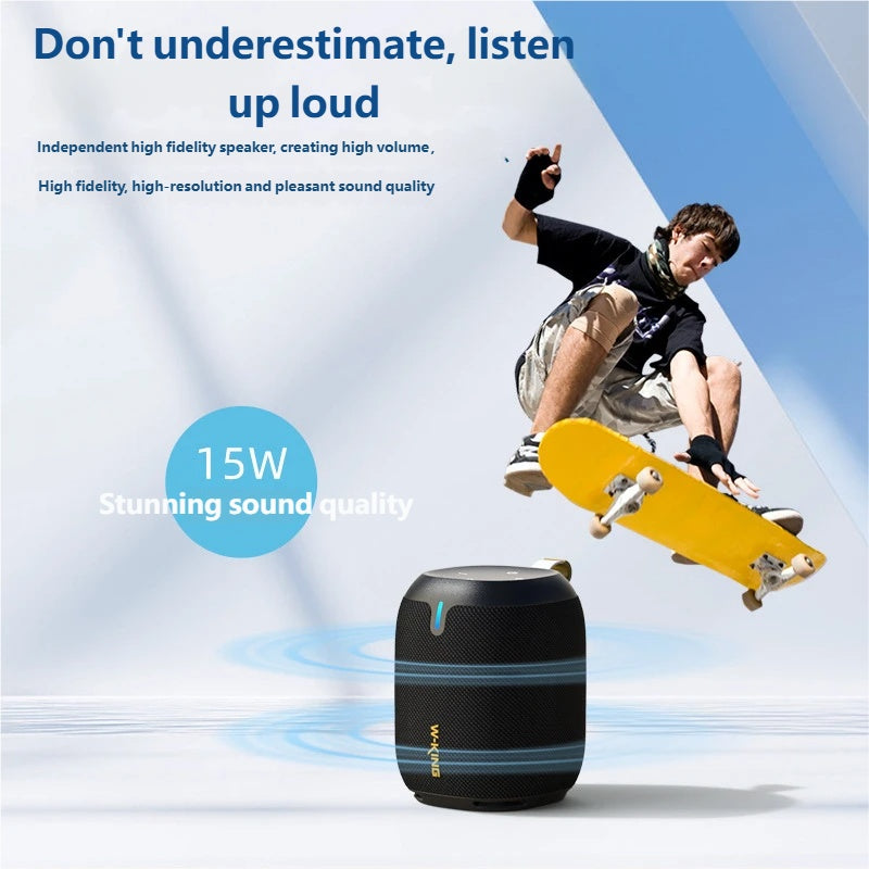 Altavoz Bluetooth inalámbrico portátil W-King D120