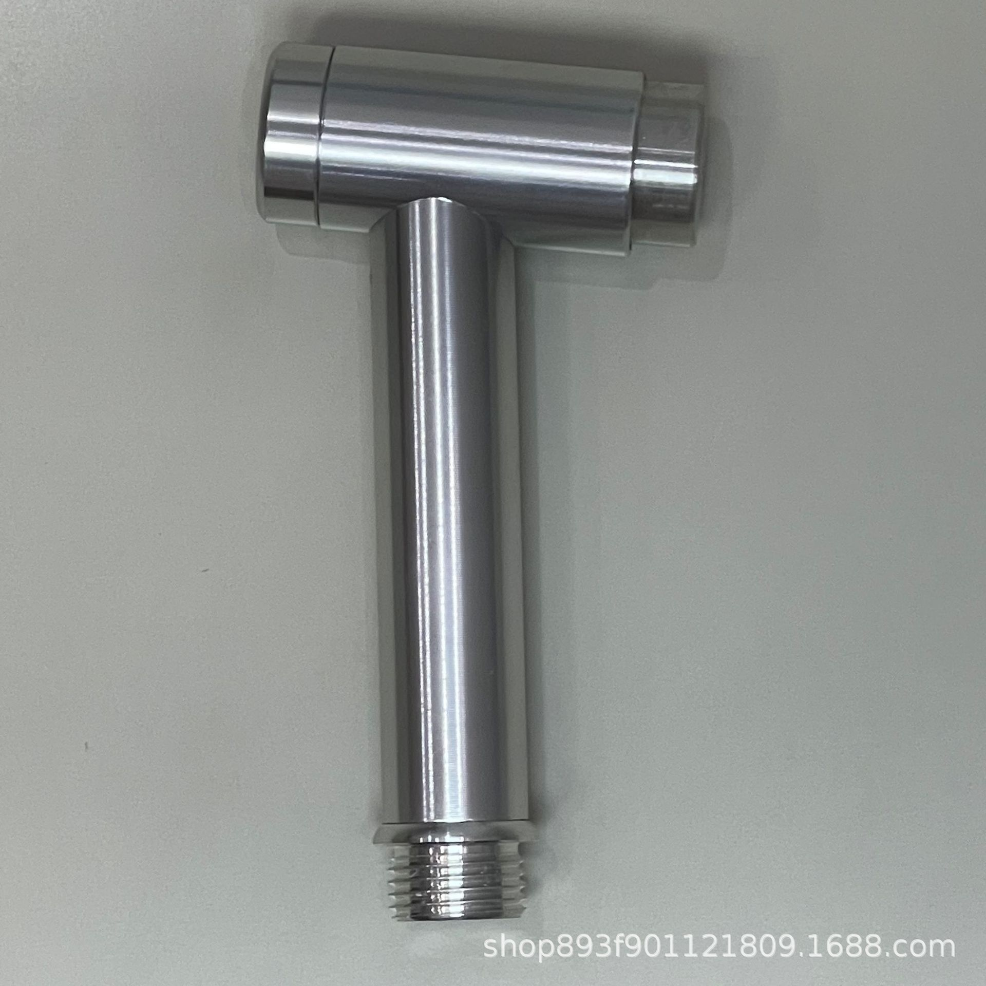 Toilet spray gun-hammer shape-square handle-black-aluminum alloy + plastic-1 piece