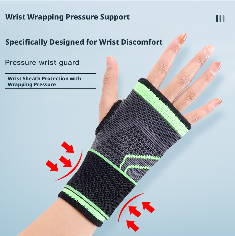 Strap for palm protection-M-black-polyester + fiber-1 piece
