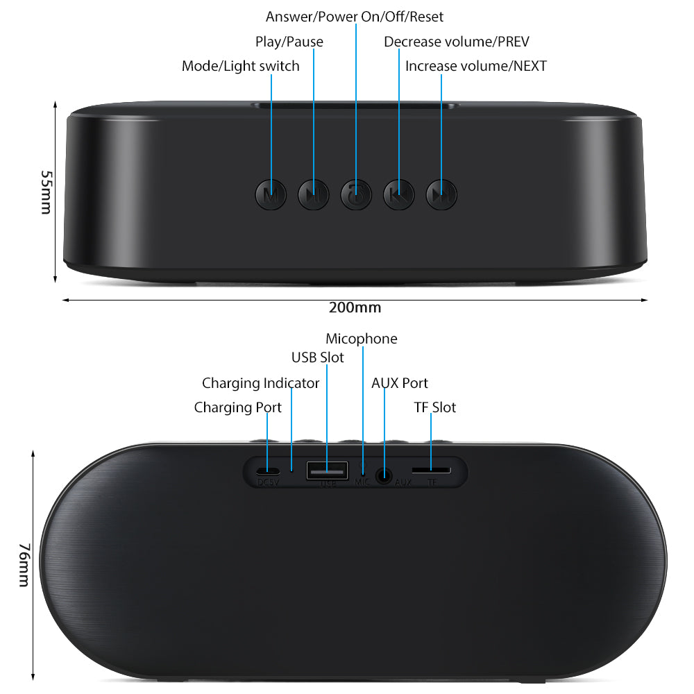 Altavoz Bluetooth inalámbrico