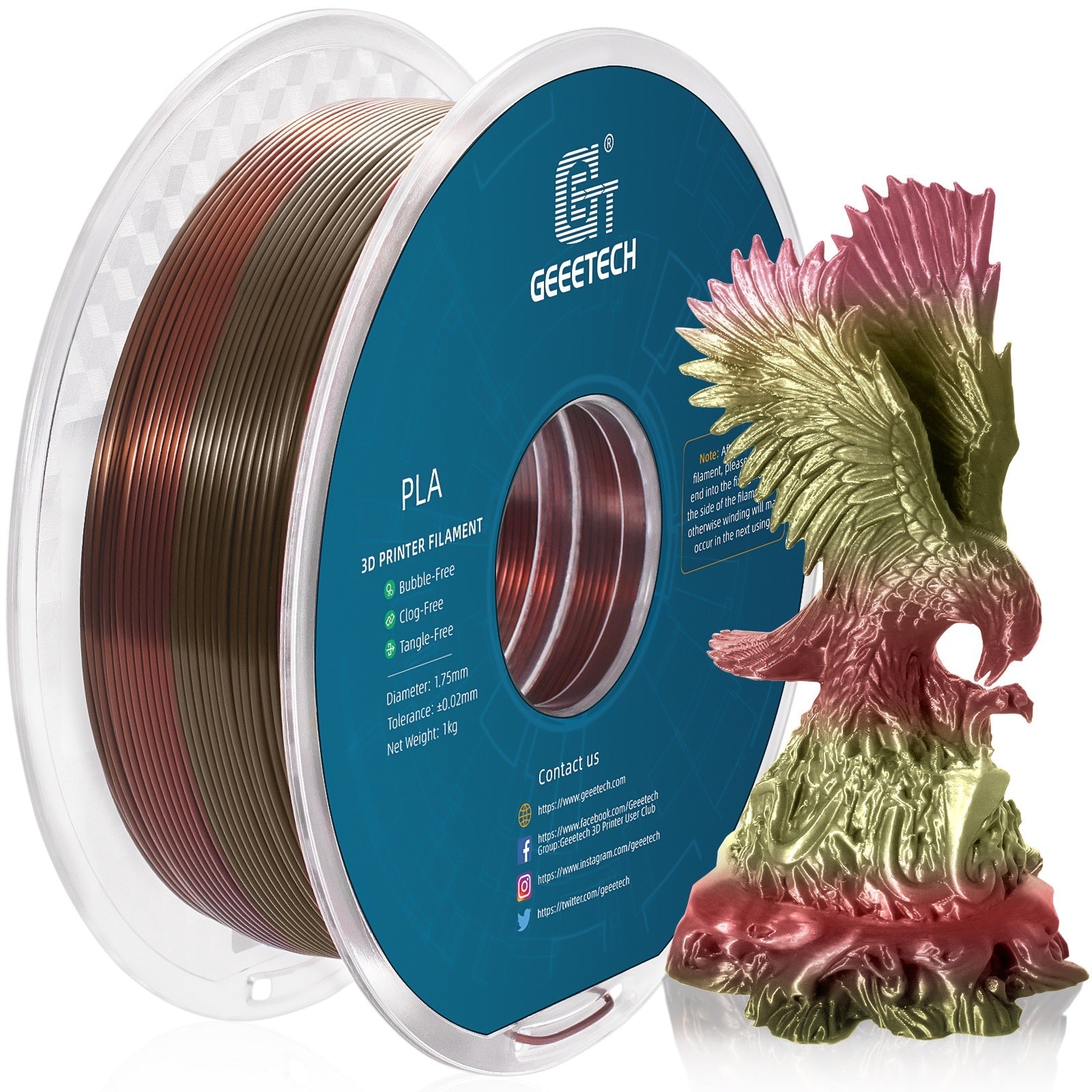 Factory-direct 3D Printing Material Silk-like Filament For 3D Printers