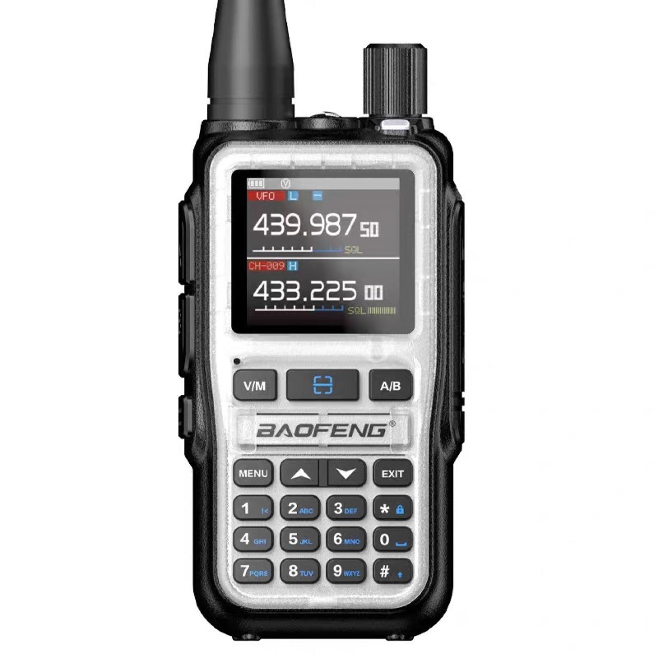 Walkie-talkie escaneo de frecuencia de una tecla aviación AM banda completa