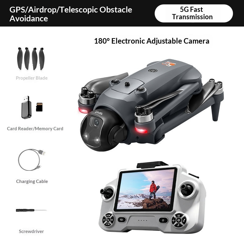Drone With GPS-enabled Smart Positioning For Aerial Photography