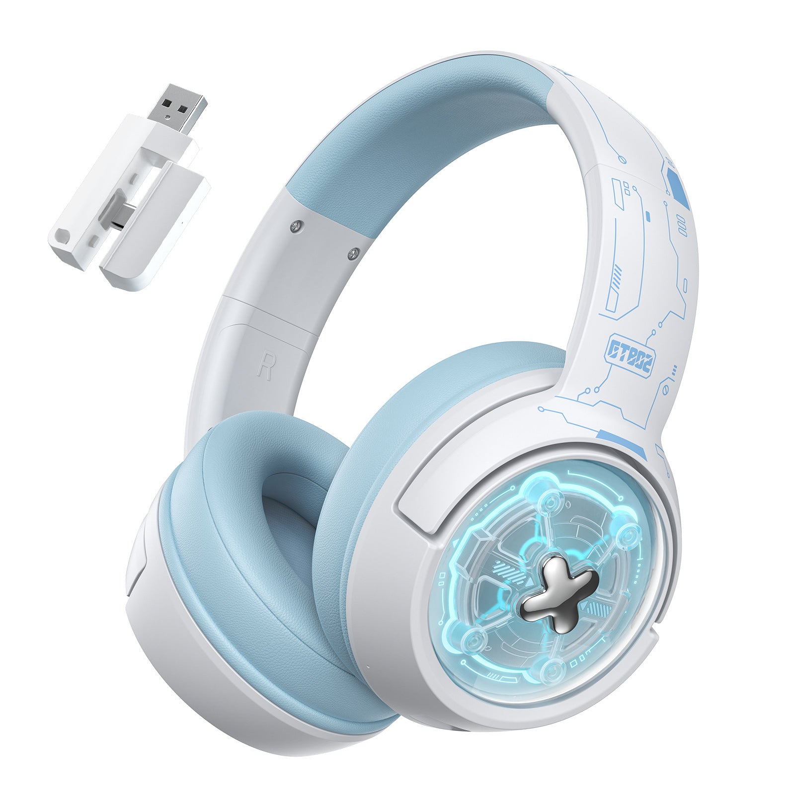 Auriculares inalámbricos para juegos: Auriculares Bluetooth supraaurales