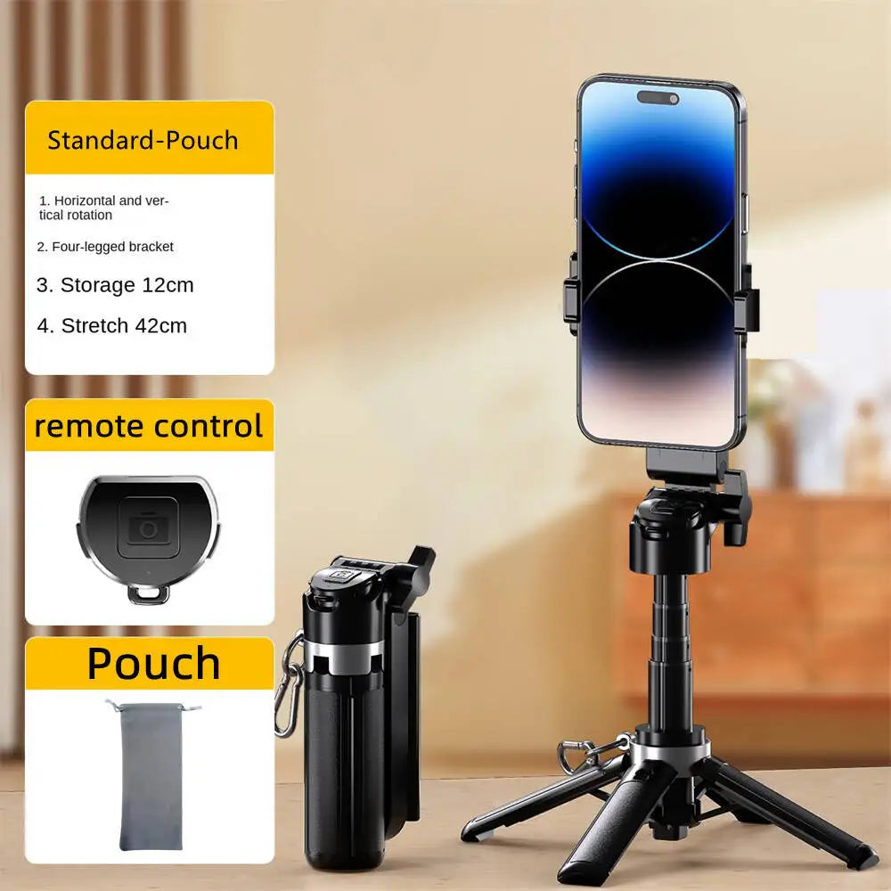 Roreta 2025 new Selfie Stick Tripod Extendable Wireless Bluetooth Remote Portable Smartphone Stand Mount For iOS Android Phone