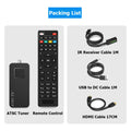 Mini Boîtier convertisseur TV numérique HD FTA ATSC Tuner USB Multimédia Enregistrement PVR EPG Caché derrière la TV Compatible Corée Canada Mexique États-Unis
