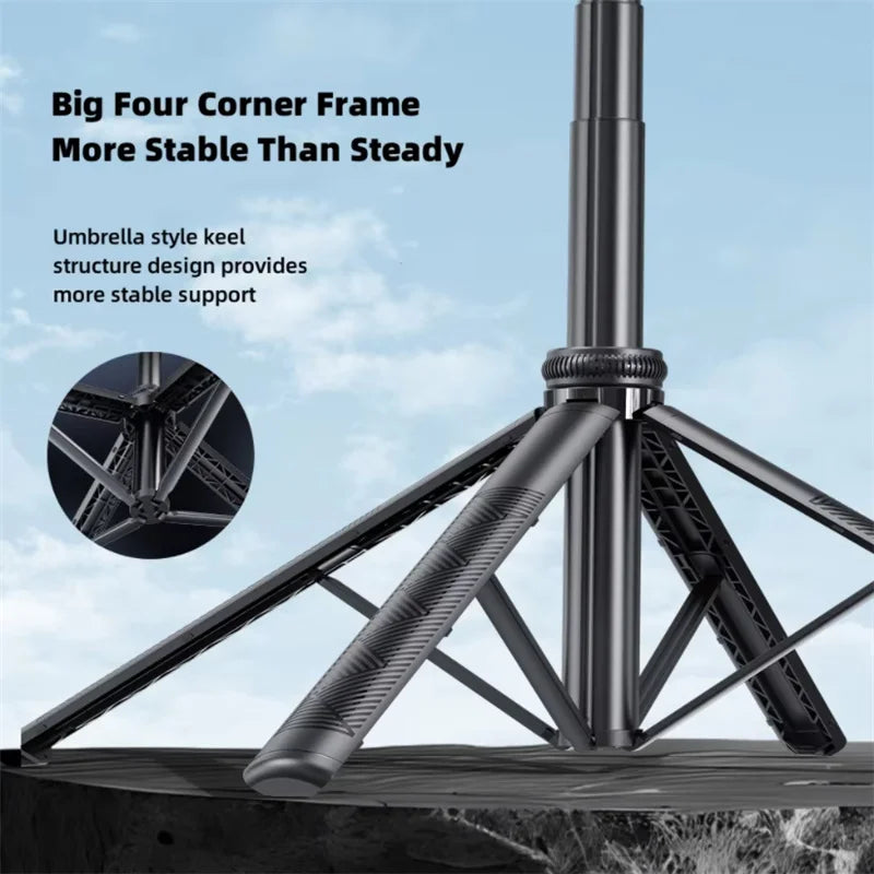New upgrade Selfie Tripod Gimbal Stabilizer For Smartphone Bluetooth Remote Intelligent AI Follow-Up Anti Shake Pan Tilt