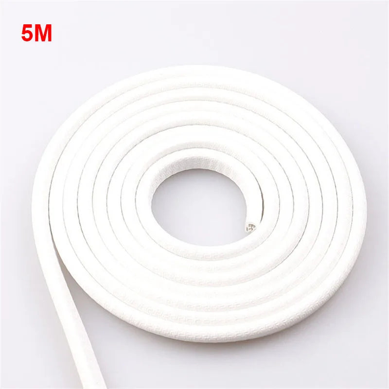 5/10M Car Door Protector Edge Scratch Strip Universal Car Door Noise reduction Anti Collision Protection With Steel Carstyling