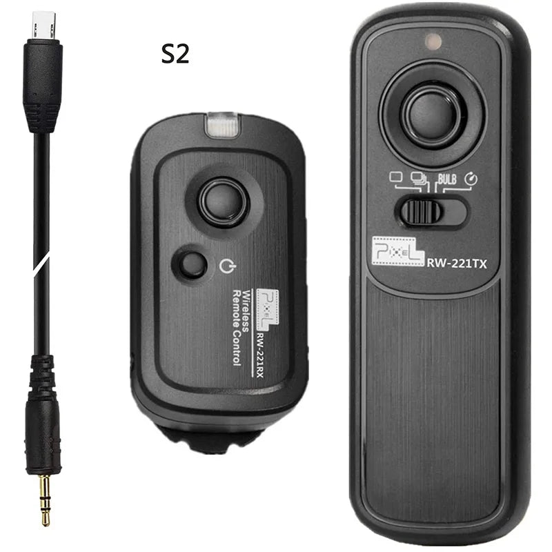 PIXEL RW-221N3 DSLR Camera Wireless Shutter Remote Control For Canon EOS 1D 1Ds Mark II III IV 5D Mark II 7D 50D 40D 30D 20D