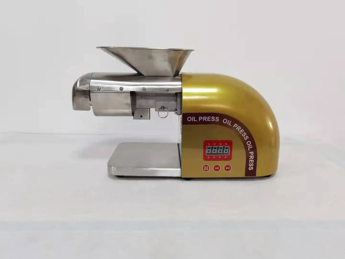 New Stainless Steel Oil Press Olives Press Machine Commercial Home Oil Making Machine Presser 110V220V available  Oil Press Cold